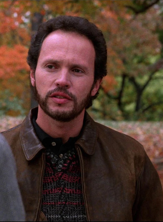 Harpoon Harry Burns Inspired Brown Leather Jacket - When Harry Met Sally Style