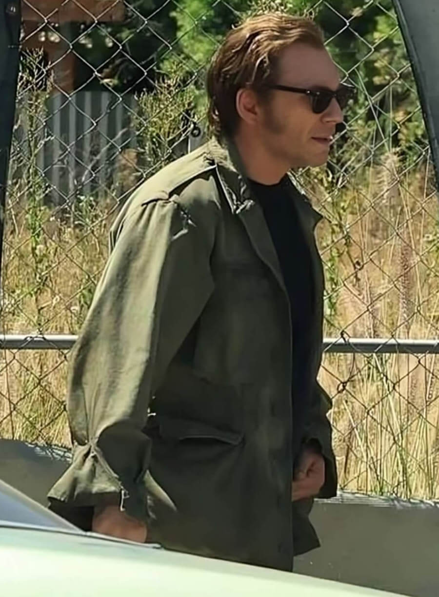 Harpoon Harry Morgan Inspired Green Leather Jacket - Dexter: Original Sin 2024 Style