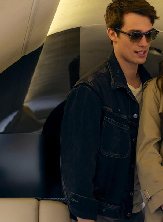 Harpoon Hayes Campbell Inspired Blue Denim Jacket - The Idea Of You 2024 Style