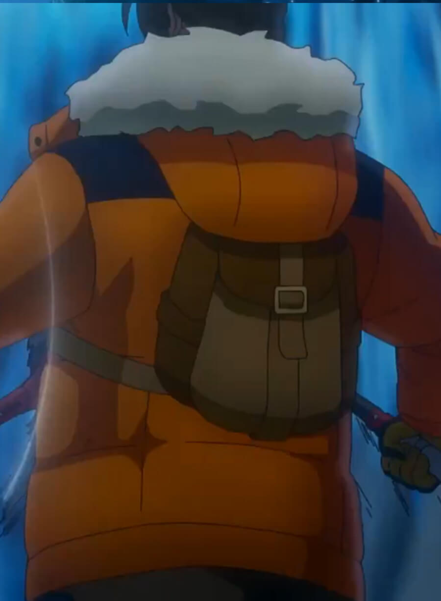Harpoon Lara Croft Inspired Orange Hooded Jacket - Tomb Raider: The Legend of Lara Croft S02 Style