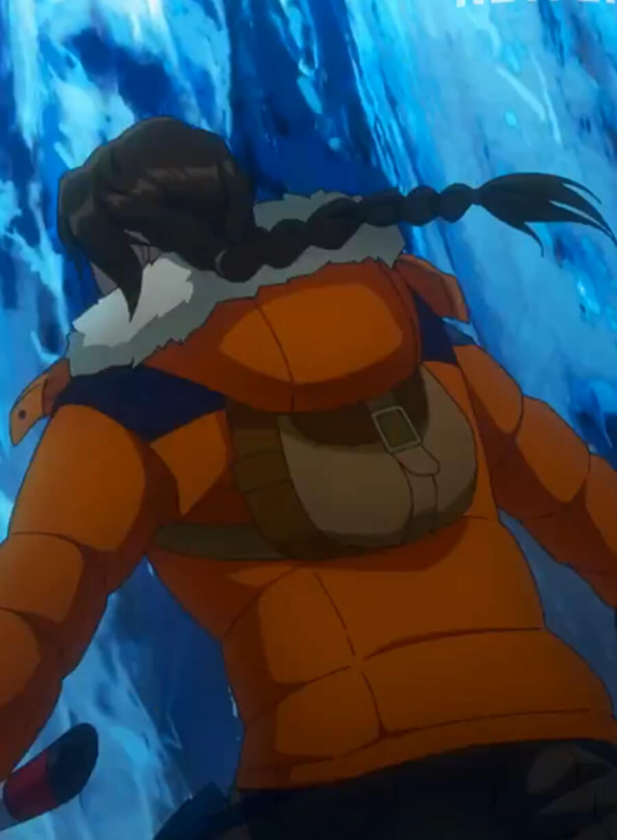Harpoon Lara Croft Inspired Orange Hooded Jacket - Tomb Raider: The Legend of Lara Croft S02 Style