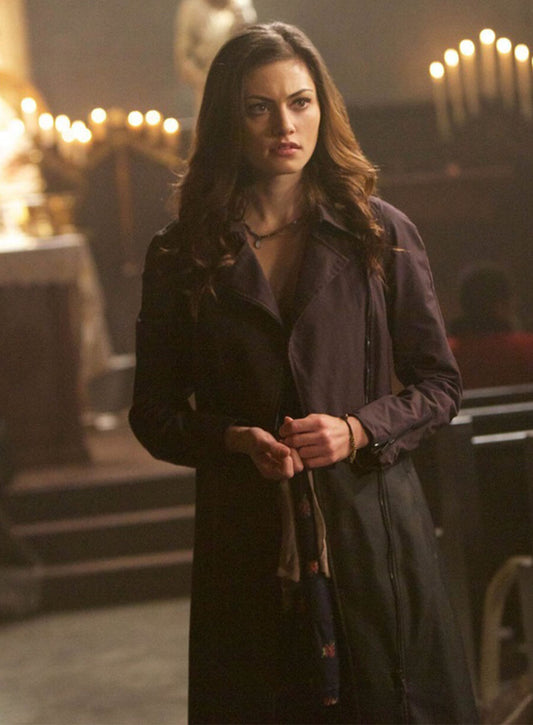 Harpoon Hayley Marshall Inspired Purple Coat - The Originals S01 Style