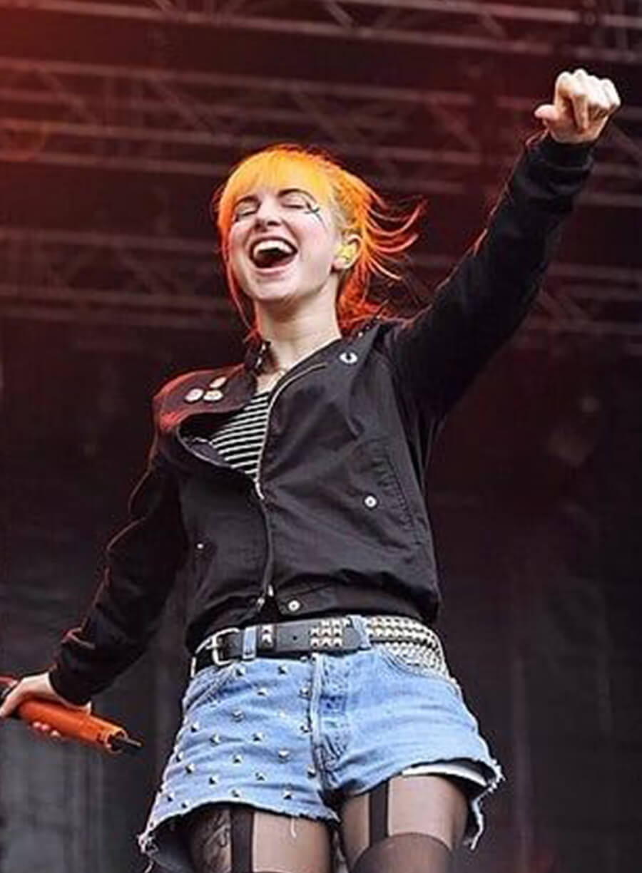 Harpoon Hayley Williams Inspired Black Leather Jacket
