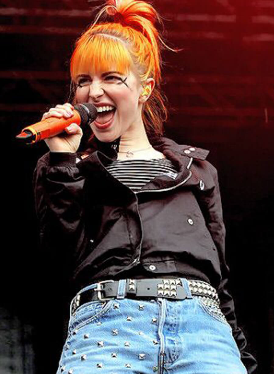 Harpoon Hayley Williams Inspired Black Leather Jacket