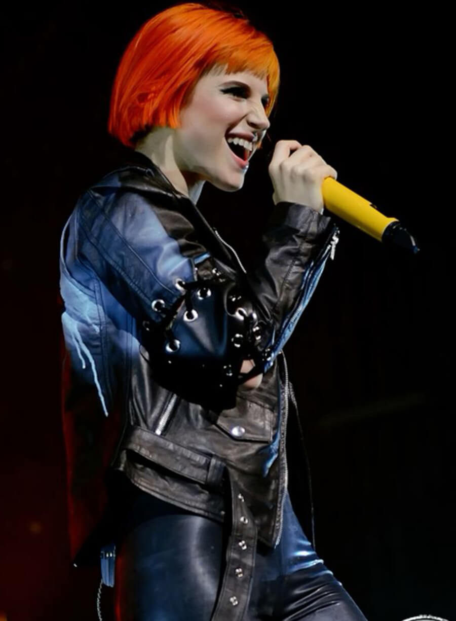 Harpoon Hayley Williams Inspired Black Leather Jacket