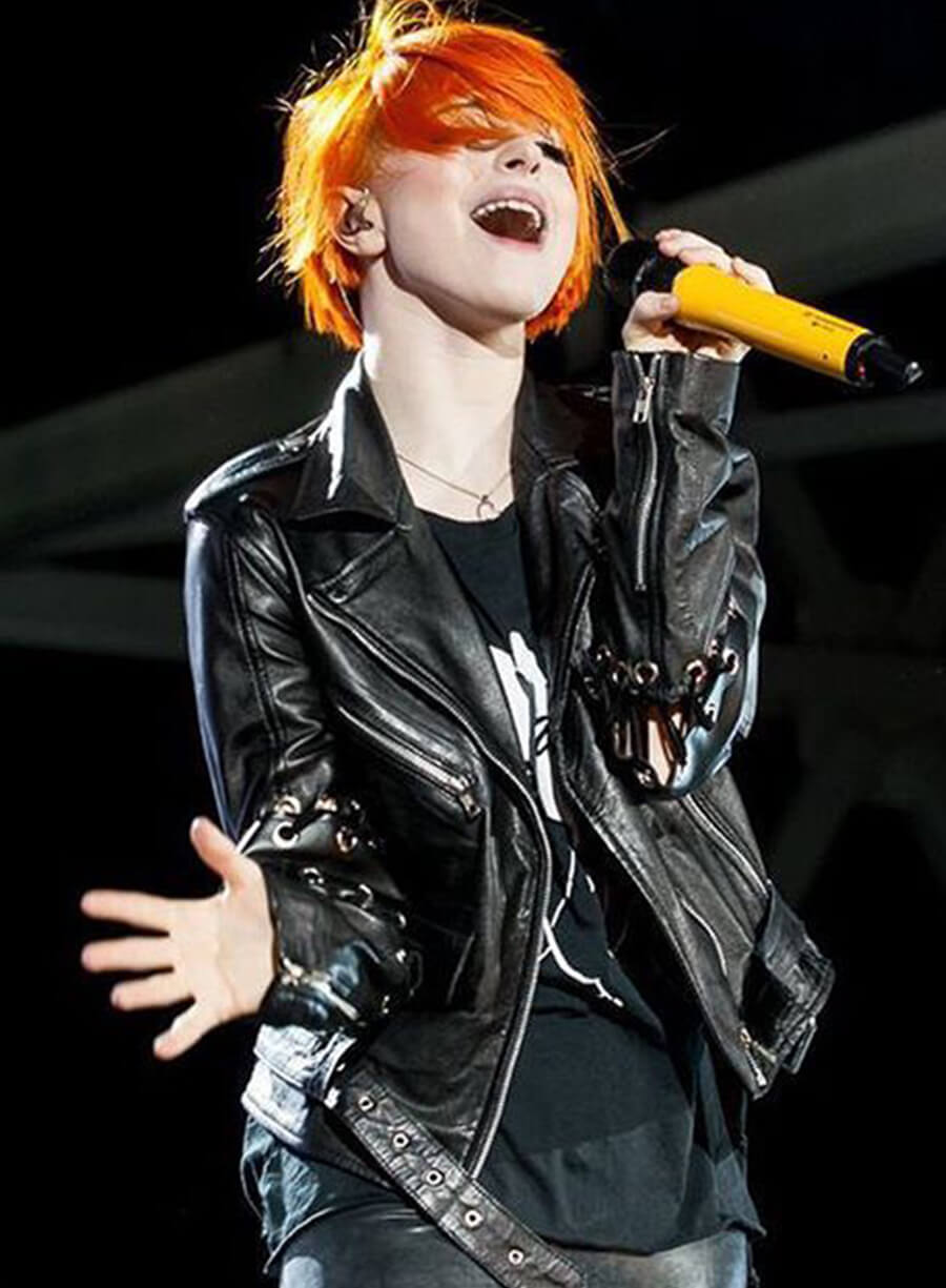 Harpoon Hayley Williams Inspired Black Leather Jacket