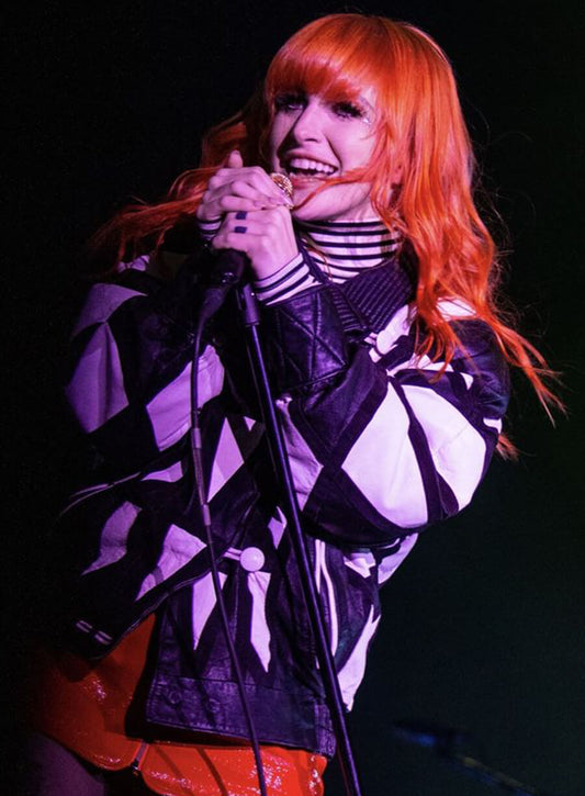 Harpoon Hayley Williams & Inspired Black & White Leather Jacket