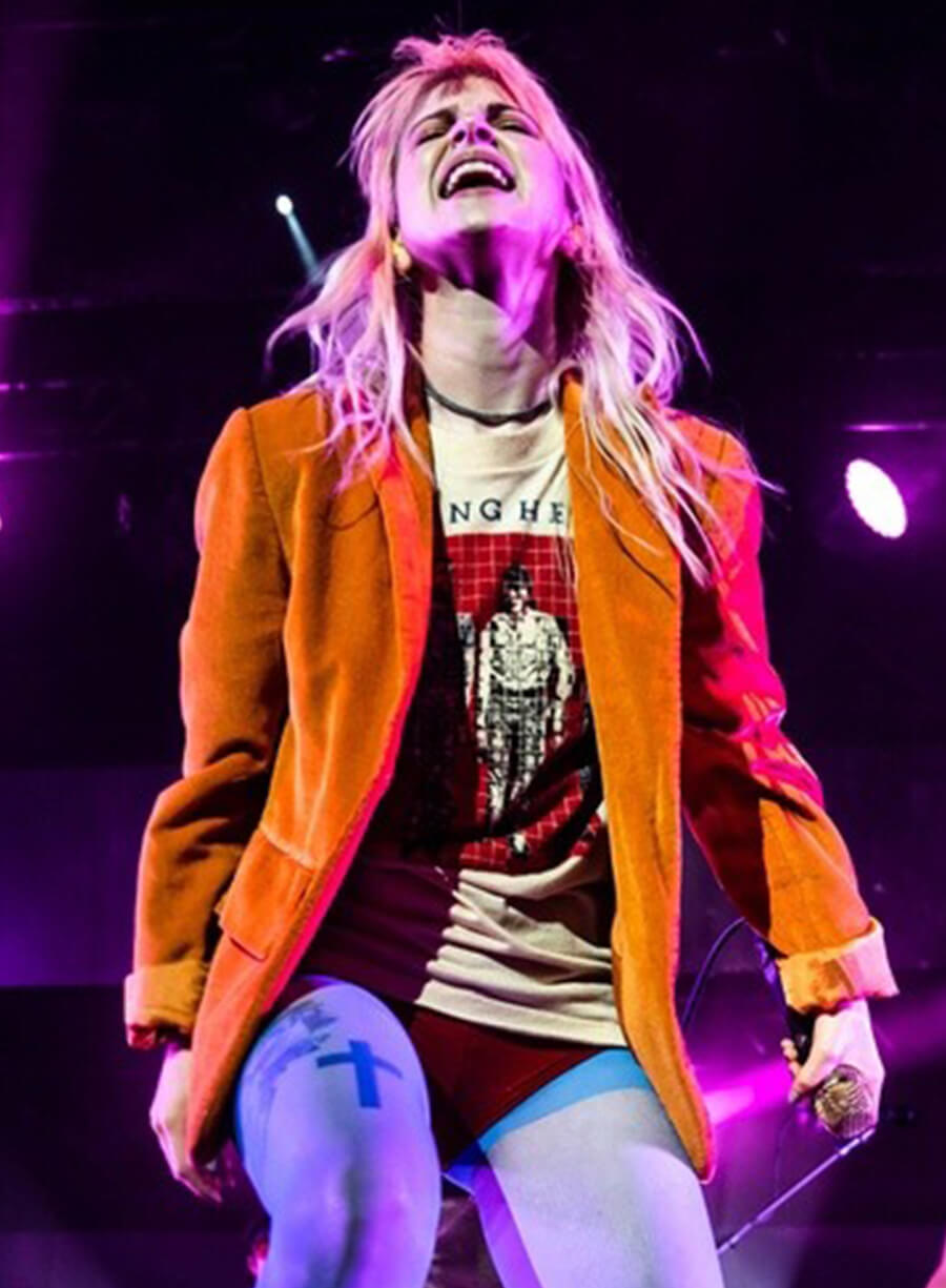 Harpoon Hayley Williams Orange Inspired Orange Coat