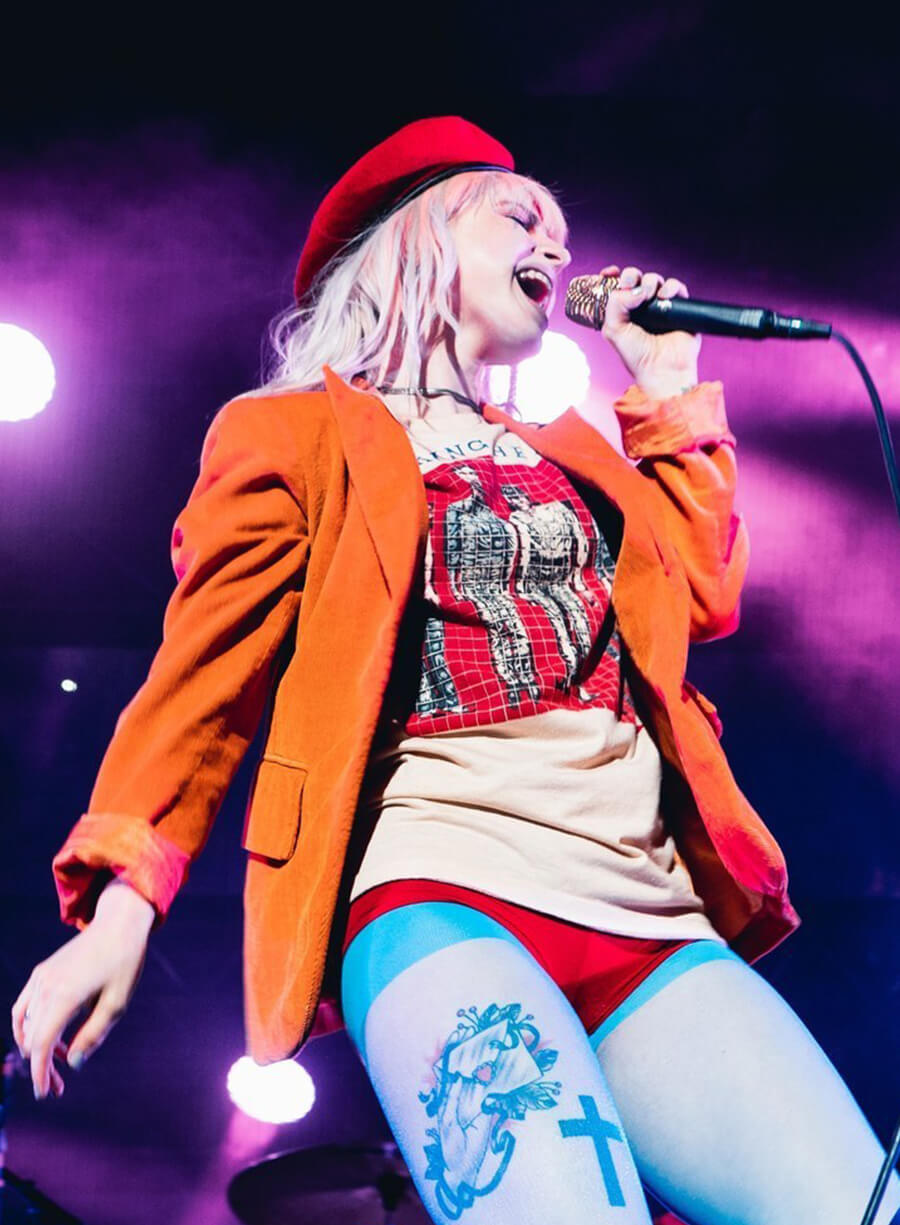 Harpoon Hayley Williams Orange Inspired Orange Coat