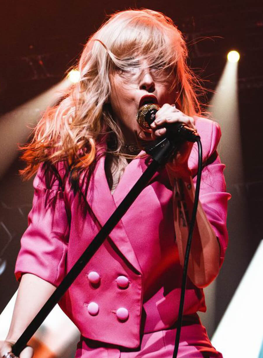 Harpoon Hayley Williams Pink Blazer Inspired Pink Leather Jacket