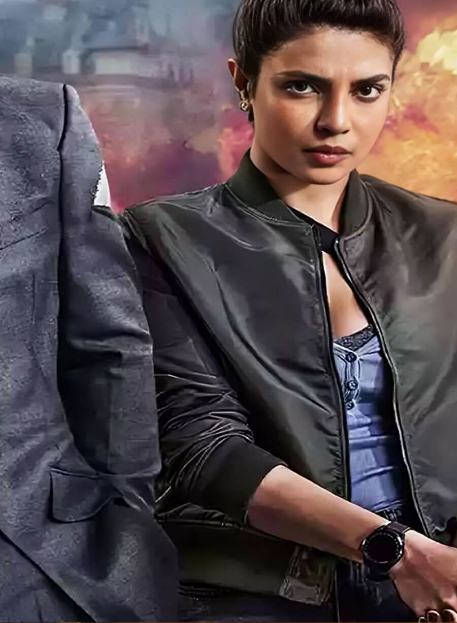 Harpoon Noel Bisset Inspired Black Bomber Jacket - Heads of State 2025 Style