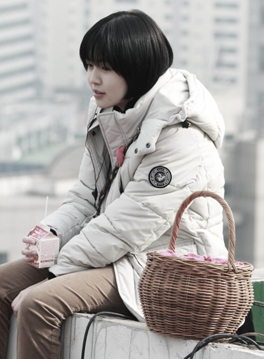 Harpoon Gi-beom Inspired White Hooded Jacket - Missing You Style