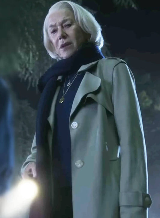 Harpoon Elizabeth Inspired Grey Coat - The Thursday Murder Club Style