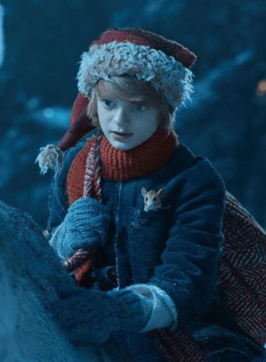 Harpoon Nikolas Inspired Blue Wool Blend Coat - A Boy Called Christmas Style