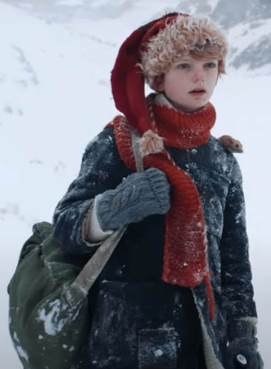 Harpoon Nikolas Inspired Blue Wool Blend Coat - A Boy Called Christmas Style
