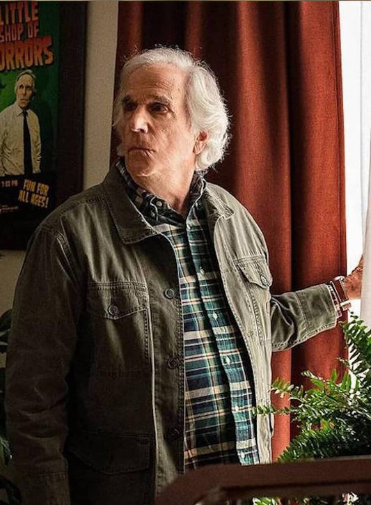 Harpoon Gene Cousineau Inspired Black Leather Jacket - Barry Style