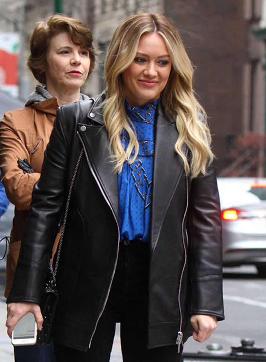 Harpoon Kelsey Petters Inspired Black Real Leather Leather Jacket - Younger Tv Series Style