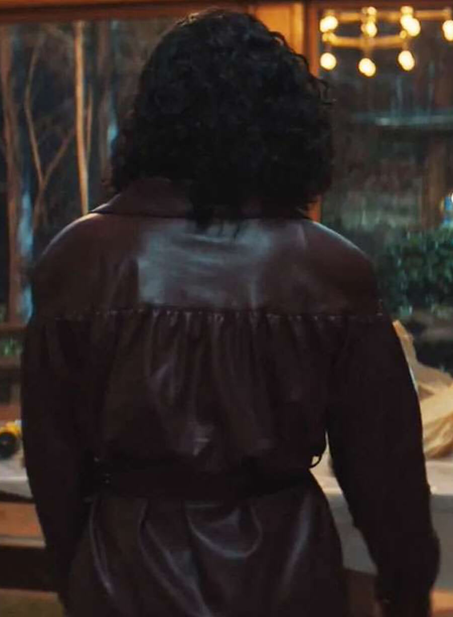 Harpoon Anna Andrews Inspired Brown Leather Jacket - His and Hers 2026 Style