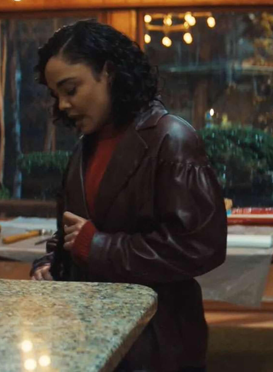 Harpoon Anna Andrews Inspired Brown Leather Jacket - His and Hers 2026 Style