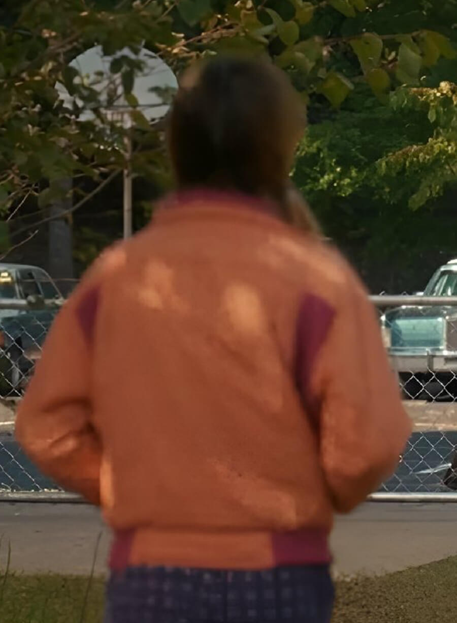 Harpoon Holly Wheeler Inspired Orange Hooded Jacket - Stranger Things Style
