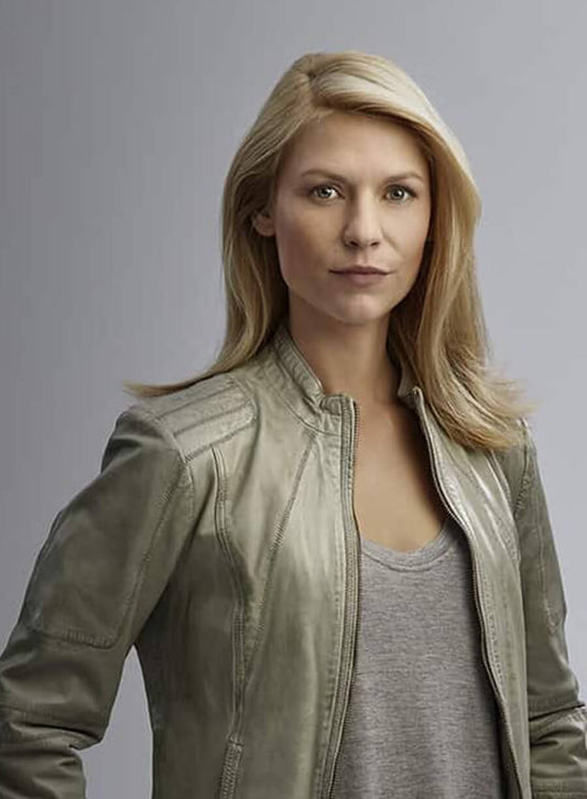 Harpoon Carrie Mathison Inspired Same as Image Leather Jacket - Homeland S08 Style