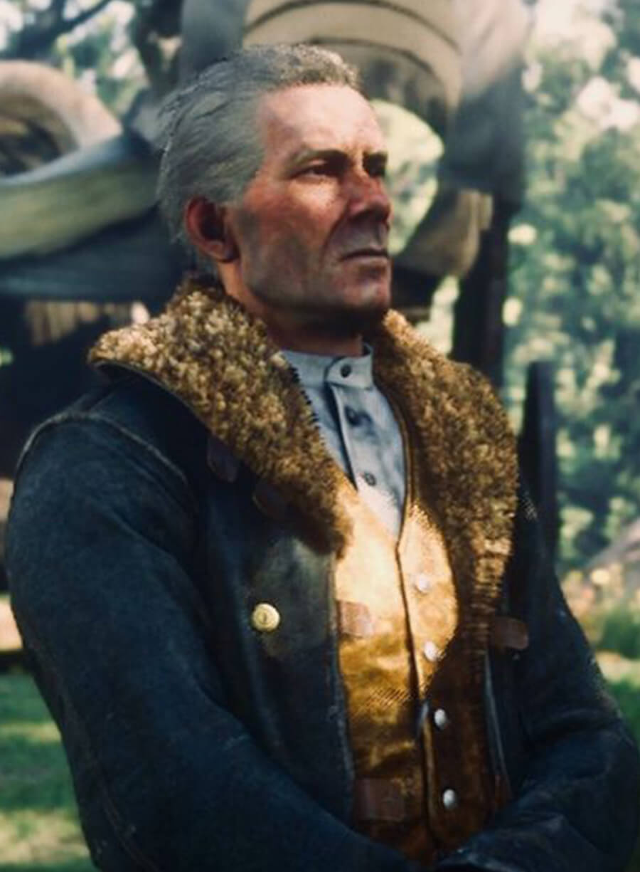 Harpoon Hosea Matthews Inspired Green Coat - Red Dead Redemption Style