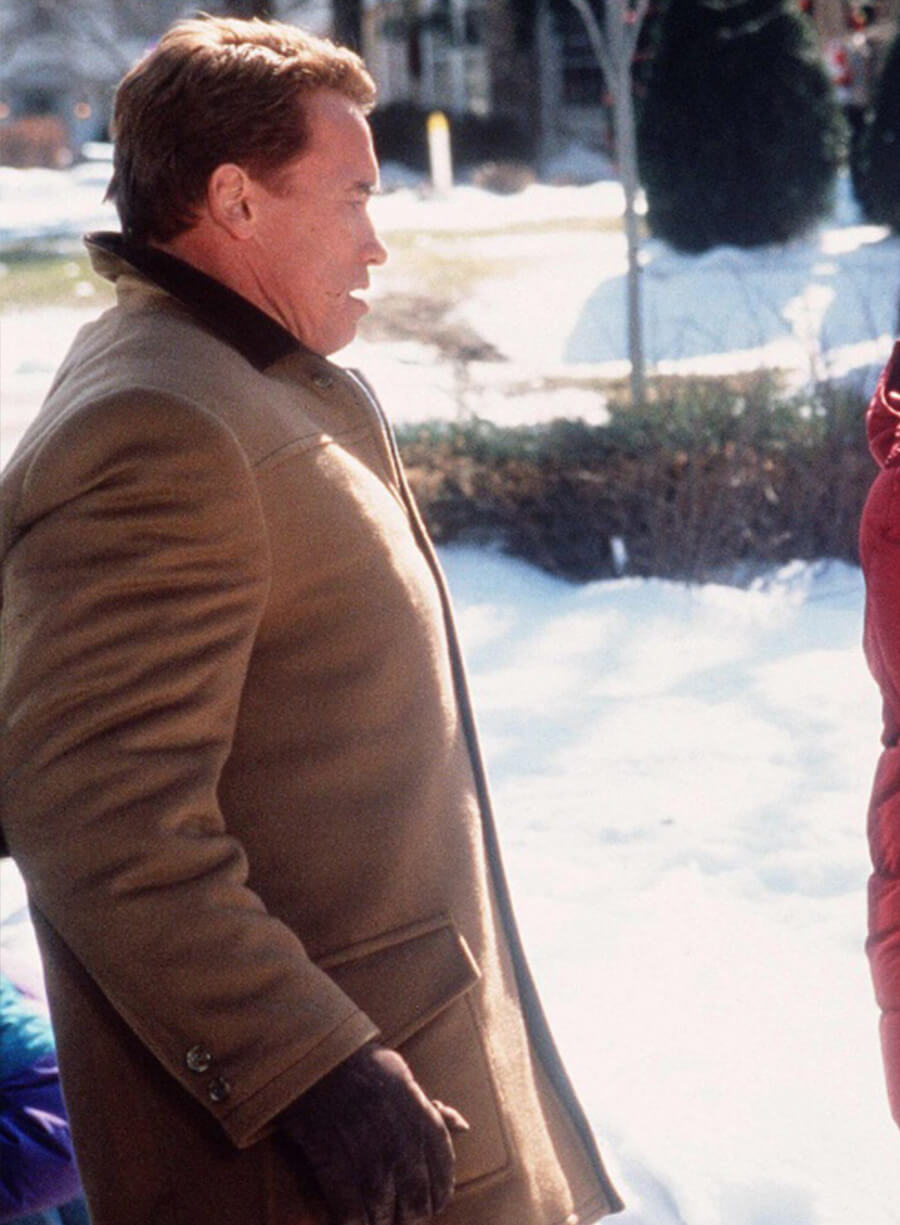Harpoon Howard Langston Inspired Brown Coat - Jingle All the Way Style