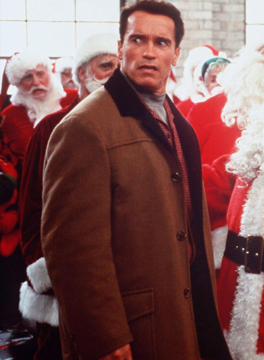 Harpoon Howard Langston Inspired Brown Coat - Jingle All the Way Style
