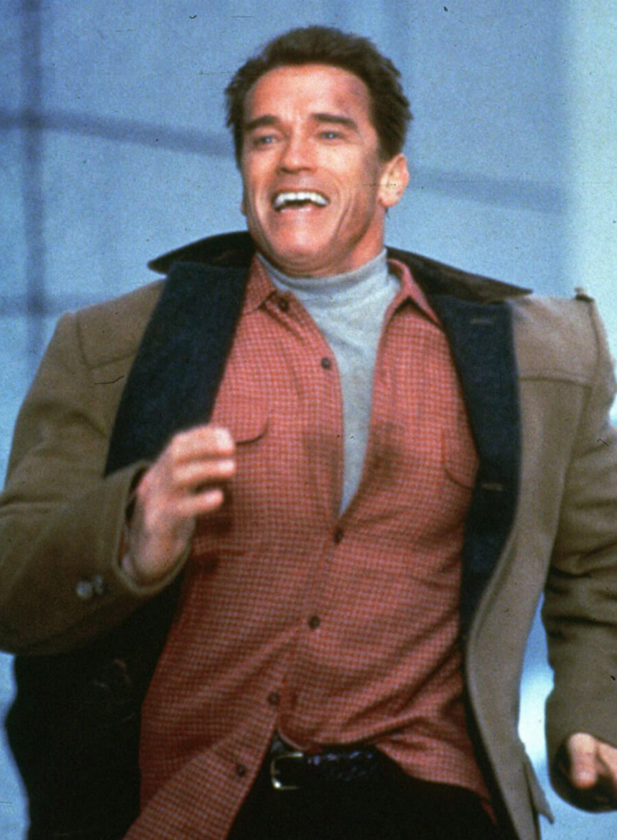 Harpoon Howard Langston Inspired Brown Coat - Jingle All the Way Style
