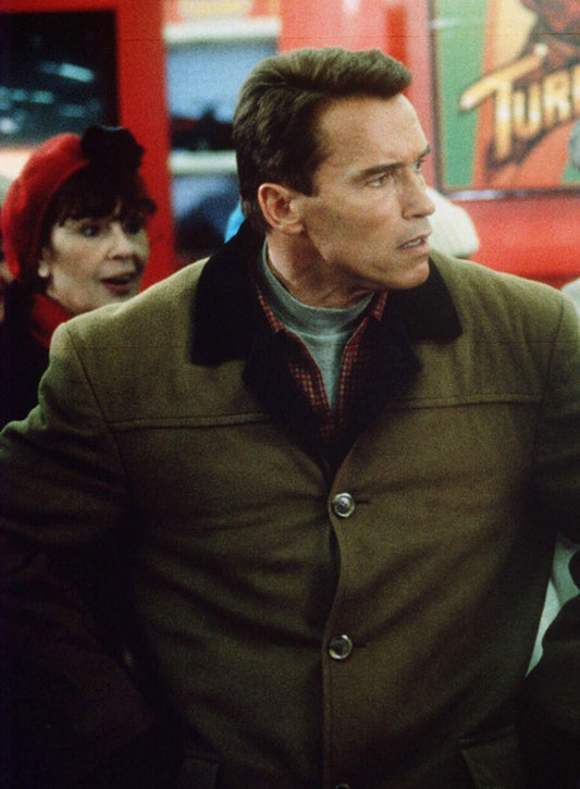 Harpoon Howard Langston Inspired Brown Coat - Jingle All the Way Style