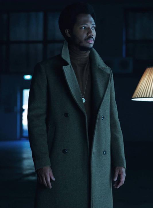 Harpoon Miles Inspired Grey Wool Coat - The Continental From the World of John Wick Style