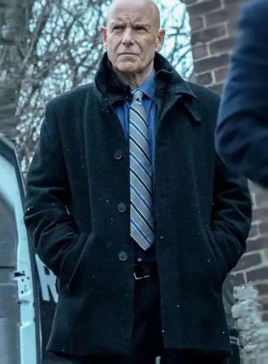 Harpoon Mike McLusky Inspired Black Coat - Mayor of Kingstown Style