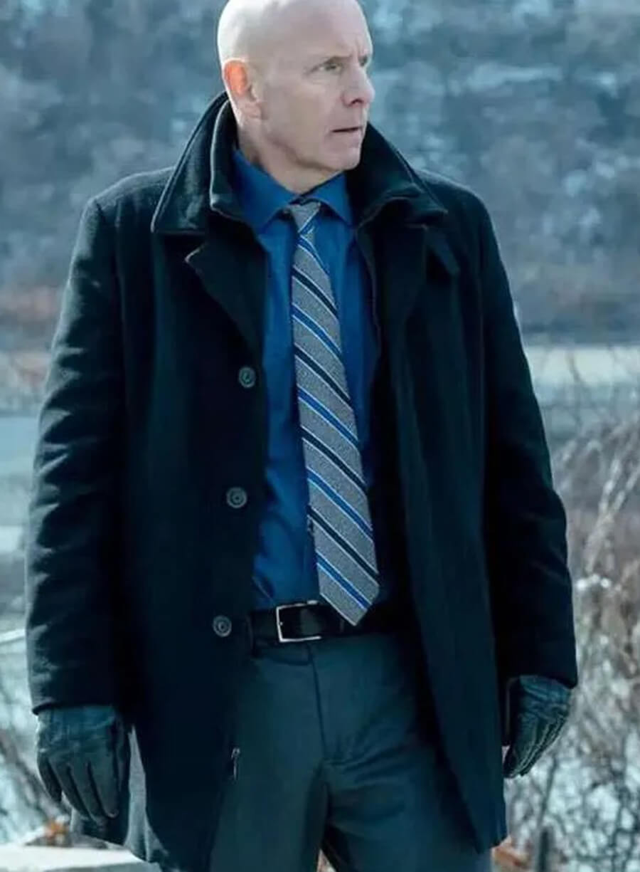 Harpoon Mike McLusky Inspired Black Coat - Mayor of Kingstown Style