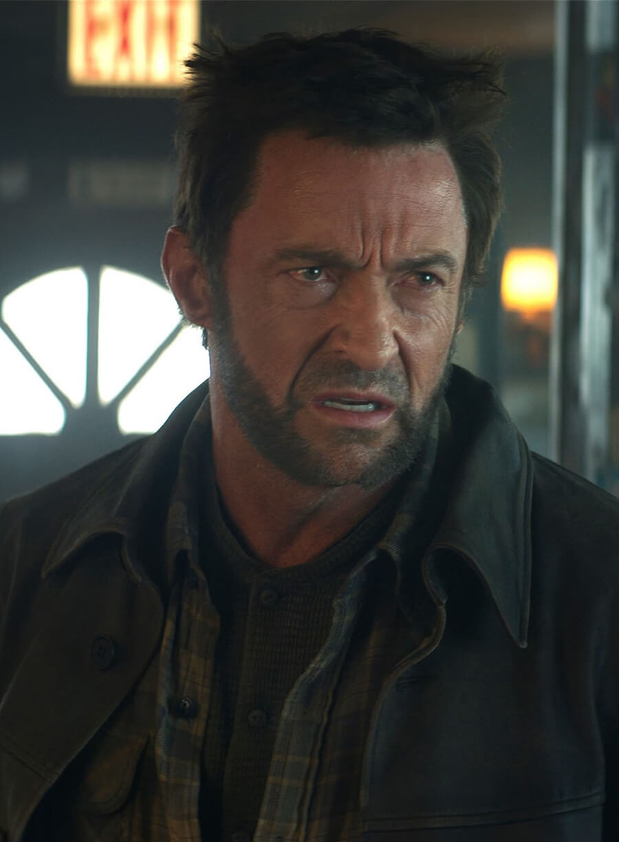 Harpoon Wolverine Inspired Brown Genuine Leather Leather Jacket - Deadpool & Wolverine 2024 Style
