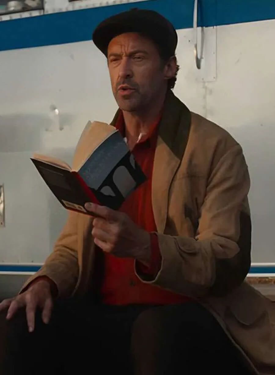 Hugh Jackman The Sheep Detectives 2026 Cotton Coat