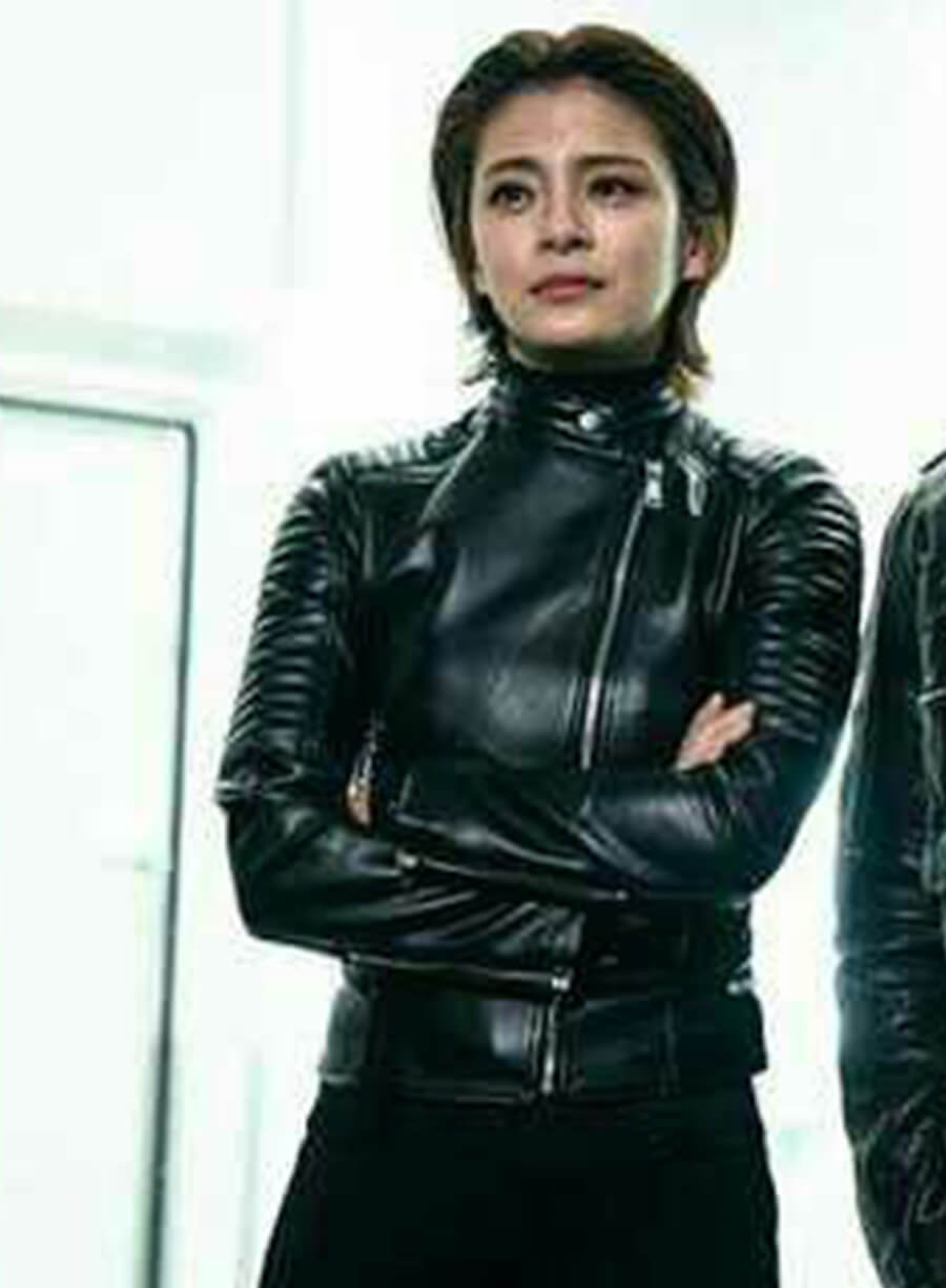 Harpoon Song Mi-na Inspired Black Real Leather Leather Jacket - Rugal Style