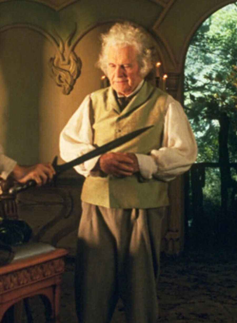 Harpoon Bilbo Inspired Beige Leather Jacket - The Lord of the Rings: The Fellowship of the Ring Style