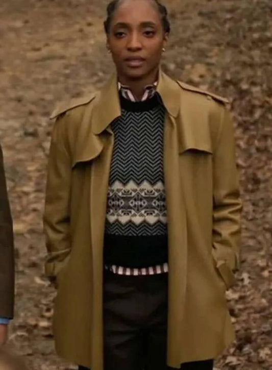 Harpoon Faith Mitchell Inspired Brown Coat - Will Trent S03 Style