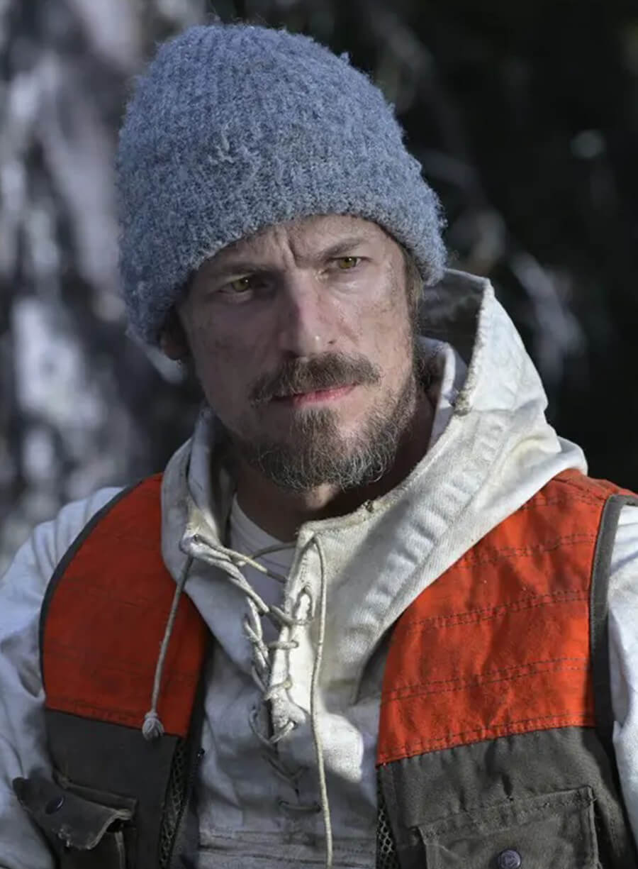 Harpoon Harlan Inspired Orange & Grey Cotton Jacket - Icefall 2025 Style