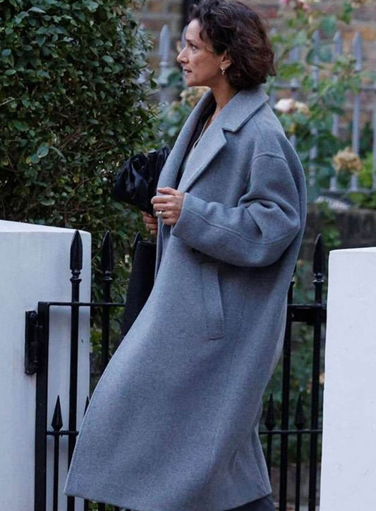 Harpoon Mayra cavendish Inspired Grey Coat - The Night Manager Style