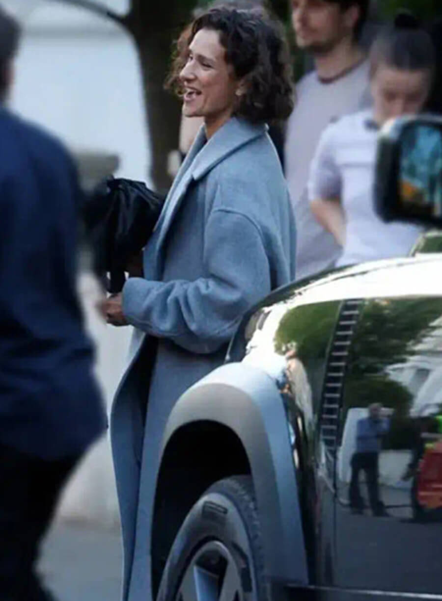 Harpoon Mayra cavendish Inspired Grey Coat - The Night Manager Style