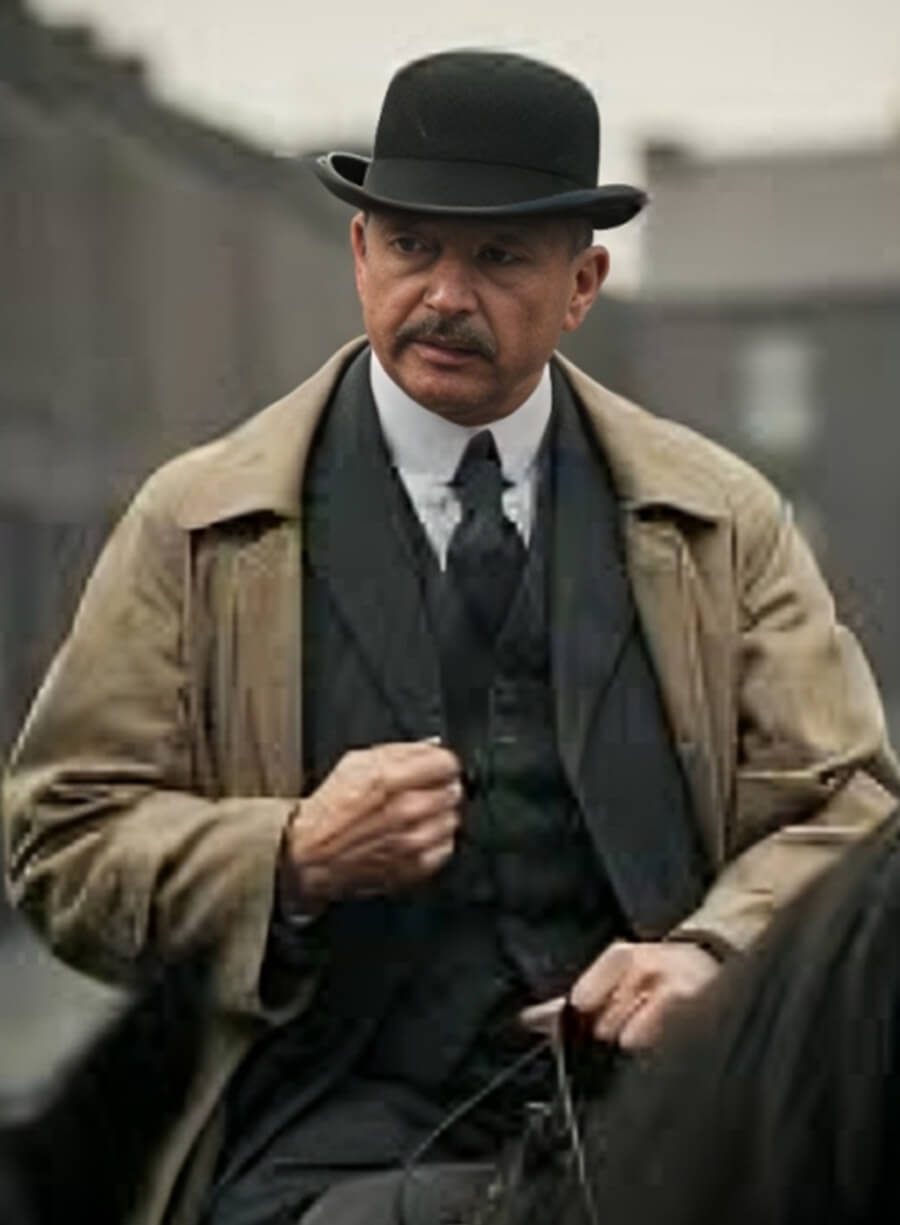 Harpoon Inspector Chester Campbell Inspired Beige Coat - Peaky Blinders Style