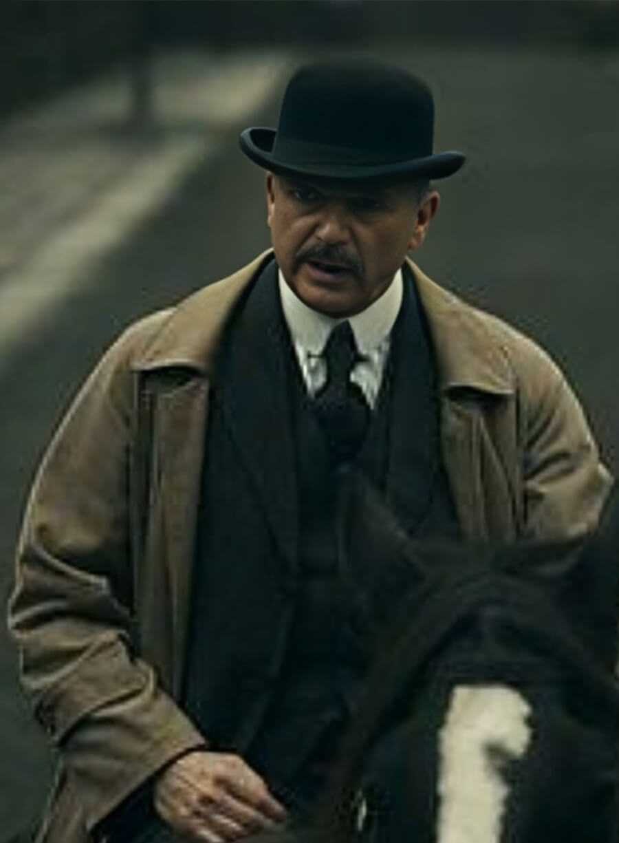 Harpoon Inspector Chester Campbell Inspired Beige Coat - Peaky Blinders Style