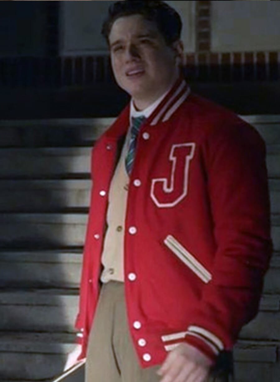 Harpoon Lestat de Lioncourt Inspired Red Varsity Jacket - Interview With The Vampire Style