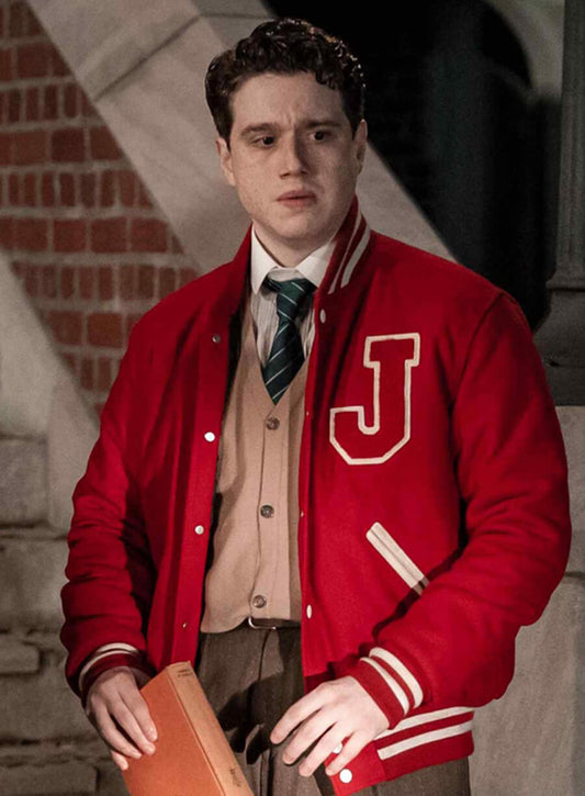 Harpoon Lestat de Lioncourt Inspired Red Varsity Jacket - Interview With The Vampire Style