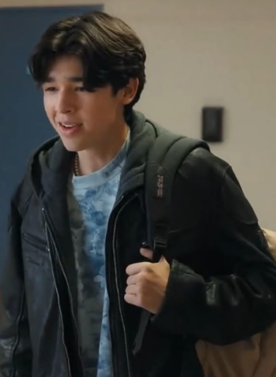 Harpoon Isaac Garcia Inspired Black Real Leather Leather Jacket - My Life with the Walter Boys Style