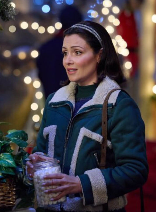 Harpoon Michelle Inspired Green Leather Jacket - Trading Up Christmas 2024 Style