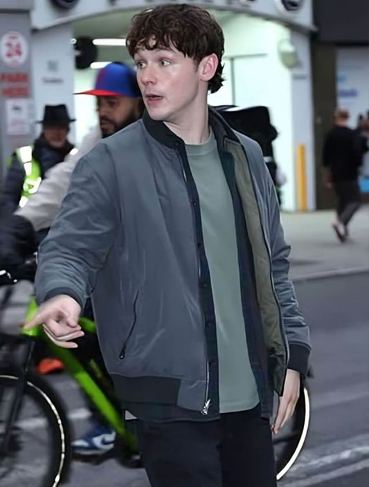 Harpoon Harrison Morgan Inspired Grey Bomber Jacket - Dexter Resurrection Style