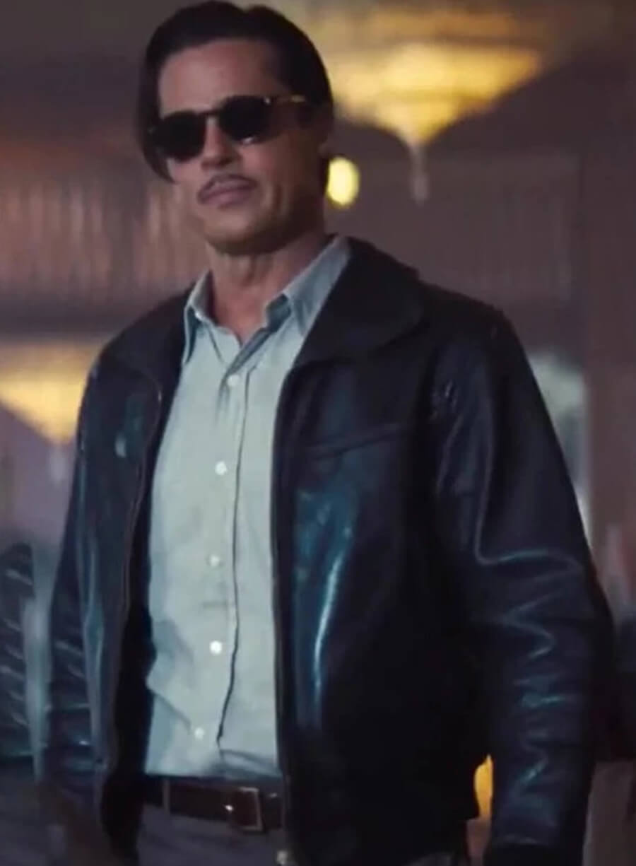 Harpoon Jack Conrad Inspired Black Leather Jacket - Babylon Style