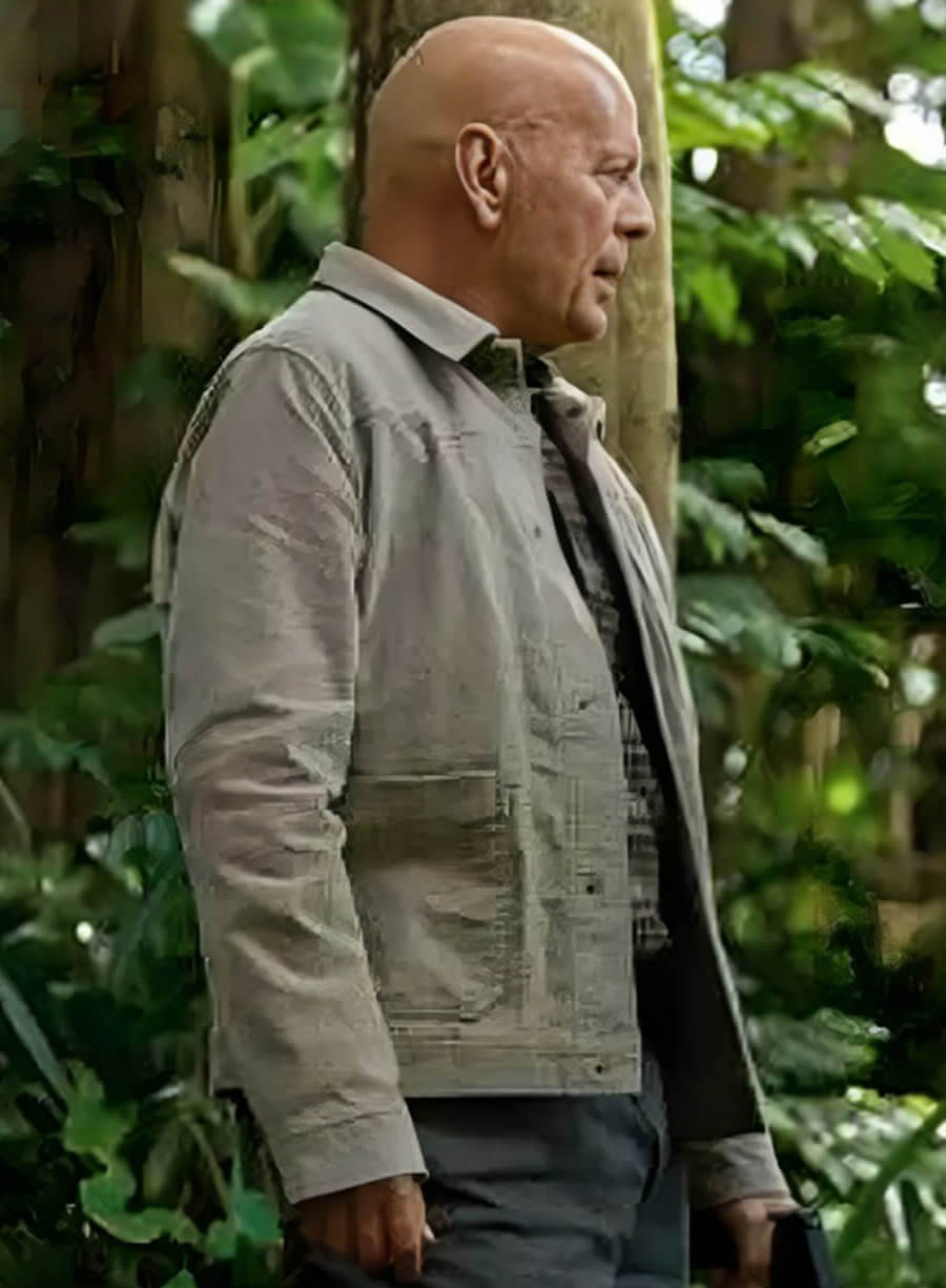 Harpoon Jack Harris Inspired Beige Cotton Fabric Cotton Jacket - Out of Death 2021 Style